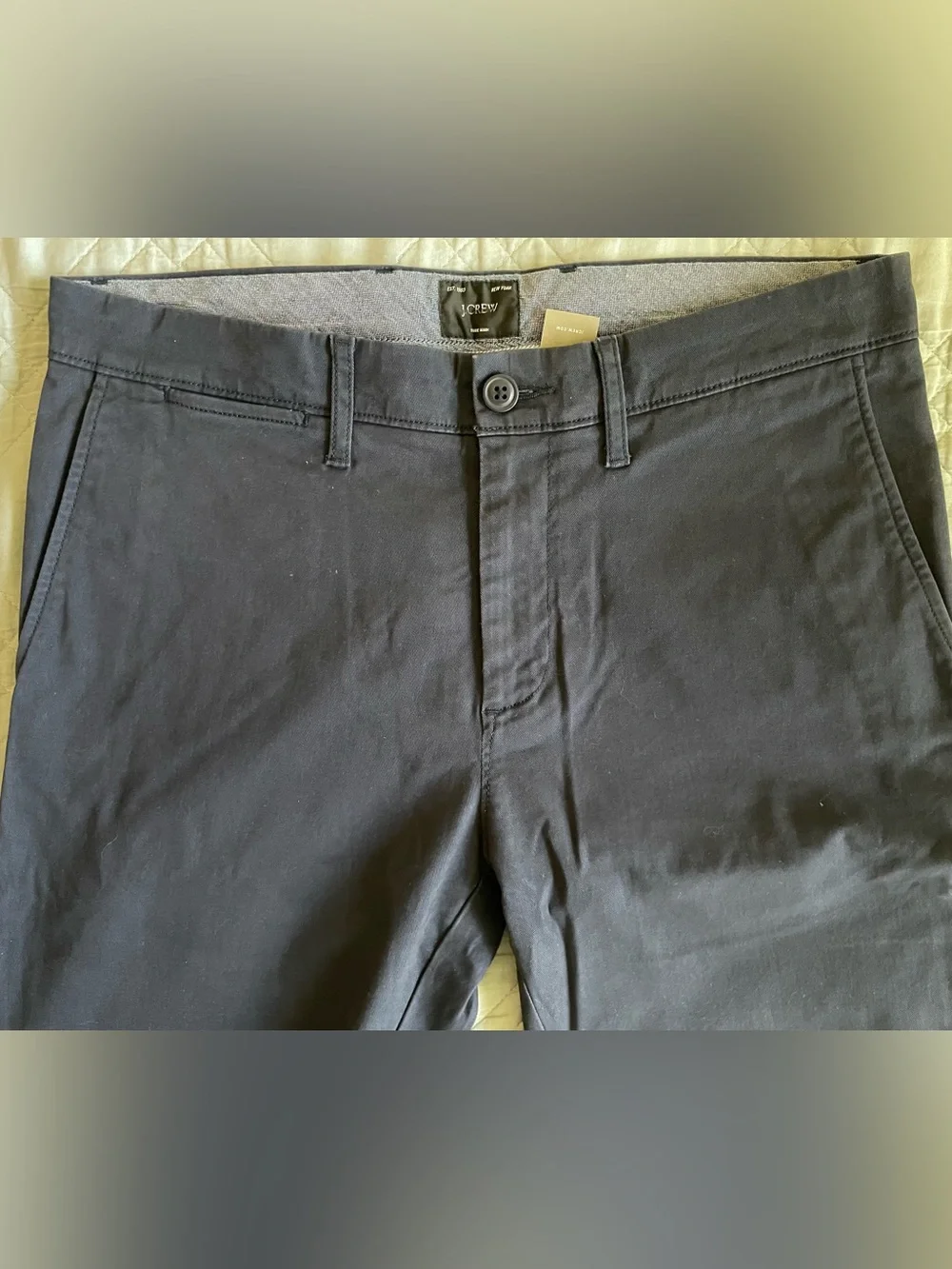 J. CREW 484 Slim-fit stretch chino pant in Navy Size 29/38 NWT $98 AR885